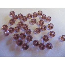 Czech Crystal Uneven Rondelle 3mm x 6mm